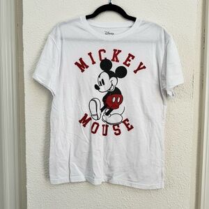 Disney Mickey Mouse White and Red Tee